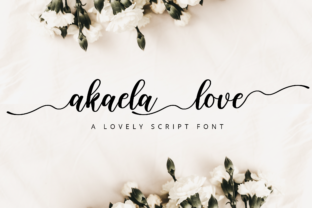 Akalea Love: A Sweet Hand-Lettered Font