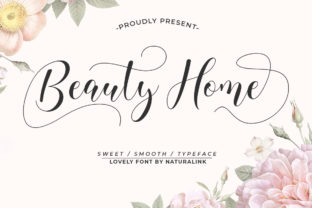 Beauty Home Font: The Hand-Lettered Typeface That Brings Warmth to Every Creative Project