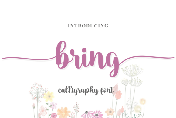 Bring: A Refined Handwritten Font for Purposeful Design