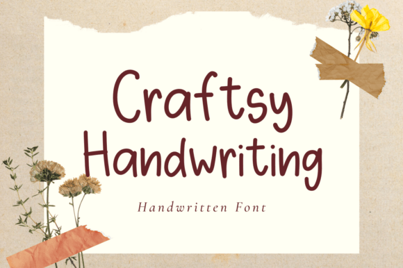 Craftsy: The Handwritten Font That Turns Everyday Projects Into Playful Expressions