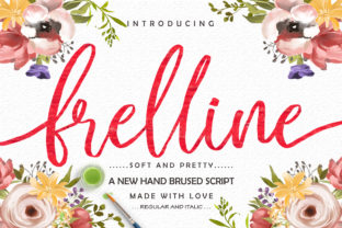 Frelline: A Versatile Handwritten Font for Creative Expression