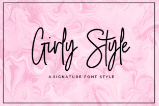 Girly Style: A Handwritten Font for Fashion-Forward Design