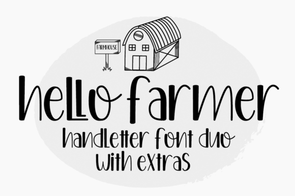 Hello Farmer Duo: A Handwritten Font for Creative Expression