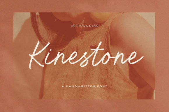 Kinestone: A Modern Handwritten Font