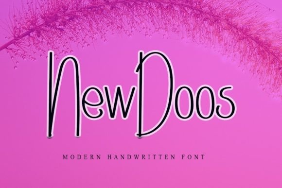 Newdoos: A Handwritten Font That Elevates Your Creative Workflow