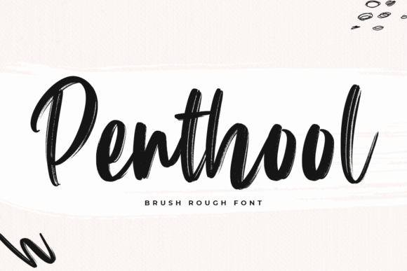 Penthool: A Classy, Paint-Brushed Handwritten Font for Creative Expression
