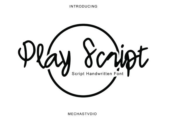 Play Script: A Handwritten Font with Personality
