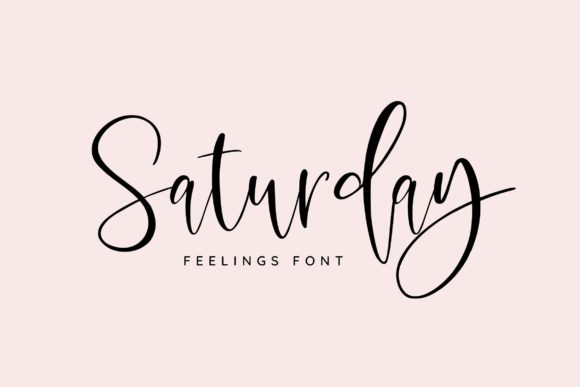 Saturday Feelings Font for Creative Projects