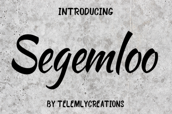 Segemloo: A Beautiful Handwritten Font for Eye-Catching Design