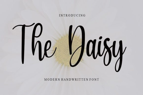 The Daisy: A Handwritten Font with Modern Clarity