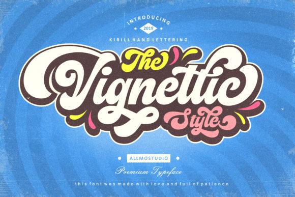 The Vignettic Font: A Playful, Vintage Handwritten Typeface for Modern Design