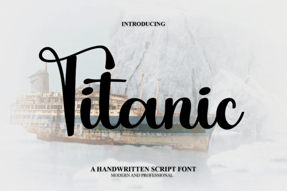 Titanic Font: A Unique Round-Lettered Handwritten Style for Creative Projects