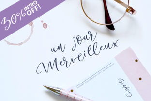 Un Jour Merveilleux: A Handwritten Font That Elevates Intentional Design
