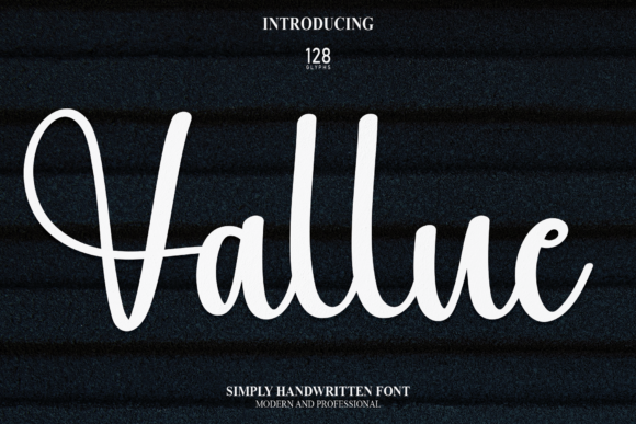 Vallue: A Handwritten Font with Character and Versatility