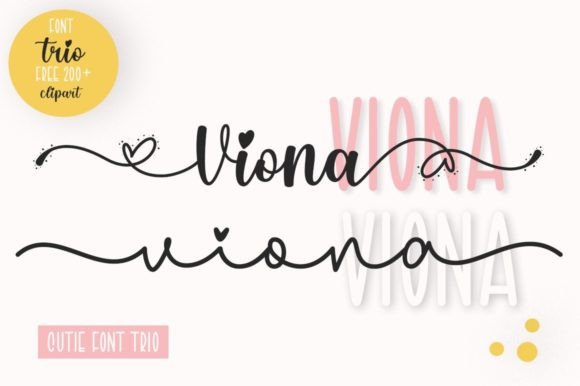 Viona: A Versatile Font Set for Creative Projects
